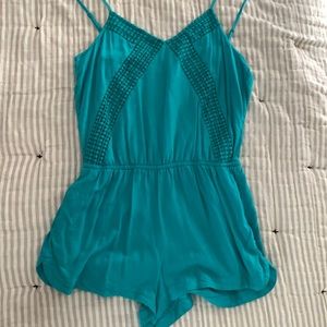 Teal women’s romper- American Eagle sz small